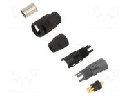 Connector: circular; 710; 125V; 3A; PIN: 4; plug; male; soldering BINDER