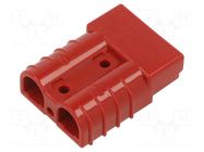 Connector: DC supply; plug; hermaphrodite; SB® 50; for cable; red ANDERSON POWER PRODUCTS