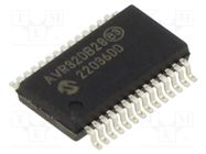 IC: AVR microcontroller; SSOP28; Ext.inter: 22; Cmp: 3; AVR32 MICROCHIP TECHNOLOGY