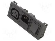 Connector: AC supply; socket; male,female; 10A; 250VAC; IEC 60320 BULGIN