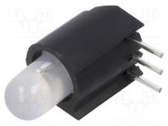 LED; in housing; 5mm; No.of diodes: 1; red,green; 20mA; 40°; 35mcd BIVAR