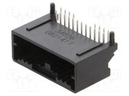 Connector: automotive; Mini50; male; socket; on PCBs; PIN: 20; black MOLEX