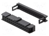 Connector: IDC; plug; female; PIN: 26; straight; IDC; 2.54mm; 2x13 AMPHENOL COMMUNICATIONS SOLUTIONS