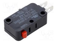 Microswitch SNAP ACTION; 16A/250VAC; 0.3A/250VDC; without lever OMRON Electronic Components