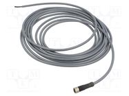 Connection lead; M8; PIN: 3; straight; 5m; plug; 60VAC; 3A; XZCP TELEMECANIQUE SENSORS