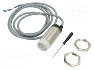Sensor: capacitive; Range: 4÷25mm; 20÷250VAC; OUT: SCR; 2m; EC CARLO GAVAZZI