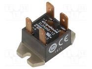 Relay: solid state; Ucntrl: 10÷14VDC; 5A; 24÷280VAC; -30÷80°C; IP00 SENSATA / CRYDOM