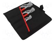 Kit: pliers; case; adjustable,Cobra adjustable grip; 3pcs. KNIPEX