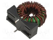 Inductor: wire; THT; 60uH; 8A; 21mΩ; -25÷105°C KEMET