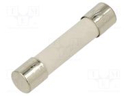 Fuse: fuse; quick blow; 30A; 250VAC; ceramic; 6.3x32mm; brass OPTIFUSE