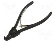 Pliers; for circlip; external; 10÷25mm; Pliers len: 140mm; angular C.K