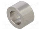Spacer sleeve; 6mm; cylindrical; stainless steel; Out.diam: 10mm DREMEC