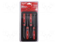 Kit: scrapers; 4mm; 4pcs. Milwaukee