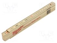 Folding ruler; L: 2m Milwaukee