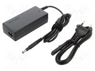 Power supply: switched-mode; 19.5VDC; 3.33A; Out: 4,8/1,7; 65W QOLTEC