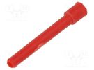 Accessories: sealing pin; DTM; male/female; red; Size: 20 DEUTSCH