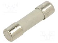 Fuse: fuse; time-lag; 8A; 250VAC; ceramic,cylindrical; 5x20mm; 5HT BEL FUSE