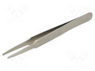 Tweezers; 123mm; for precision works; Blades: narrowed WELLER