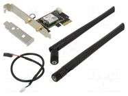 PC extension card: PCIe; USB; PCI express,allow to WiFi connect LOGILINK
