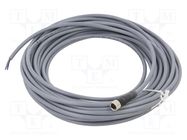 Connection lead; M8; PIN: 3; straight; 10m; plug; 60VAC; 3A; XZCP TELEMECANIQUE SENSORS