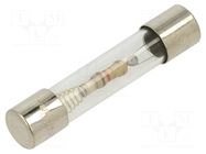 Fuse: fuse; 400mA; 250VAC; time-lag; glass; 6.3x32mm; TSA; brass OPTIFUSE