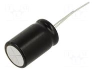 Capacitor: electrolytic; bipolar; THT; 220uF; 50VDC; Ø16x25mm; ±20% NICHICON