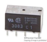 RELAY, SIGNAL, DPDT, 30VDC, 2A