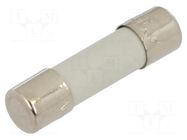 Fuse: fuse; 500mA; 250VAC; quick blow; cylindrical,glass; 5x20mm BEL FUSE