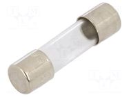 Fuse: fuse; 500mA; 250VAC; quick blow; cylindrical,glass; 5x20mm BEL FUSE