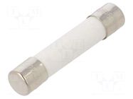 Fuse: fuse; 500mA; 250VAC; quick blow; ceramic; 6.3x32mm; brass OPTIFUSE