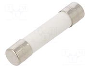 Fuse: fuse; 500mA; 250VAC; quick blow; ceramic; 6.3x32mm; brass OPTIFUSE