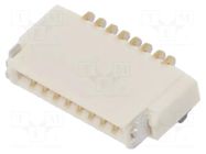 Connector: FFC/FPC; gold flash; SMT; 0.4A; 30V; PIN: 8; horizontal GCT