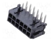 Connector: wire-board; socket; male; PIN: 12; Micro-Fit 3.0; 3mm MOLEX