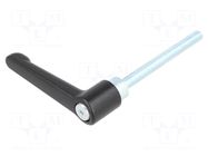 Lever; adjustable; Thread len: 80mm; Lever length: 78mm; GN 302.2 ELESA+GANTER