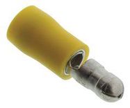 CRIMP TERMINAL, BULLET, MALE, YELLOW