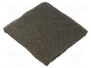 Filter; 125x125mm; chrom-nickel steel,chemical fiber; 5pcs. 