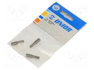 Screwdriver bit; Torx®; TX27; Overall len: 25mm; 3pcs. UNIOR