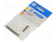 Screwdriver bit; Torx®; TX30; Overall len: 25mm; 3pcs. UNIOR