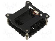 Heatsink: extruded; 12VDC; aluminium; 41.8m3/h; H: 16mm; W: 85mm Akasa