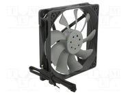 Fan: DC; axial; 12VDC; 120x120x25mm; 31.7dBA; ball bearing; 0÷2krpm Akasa