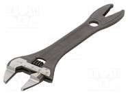 Wrench; adjustable; 205mm; Max jaw capacity: 32mm BAHCO