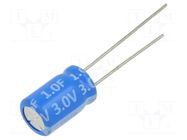 Supercapacitor; THT; 1F; 3VDC; Ø8x13mm Viking