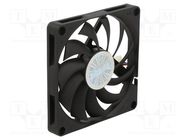 Fan: DC; axial; 12VDC; 80x80x10.8mm; 27.09dBA; EBR; 600÷3000rpm Akasa