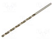 Drill bit; for metal; Ø: 3.5mm; L: 112mm; blister; HSS SUPER ALPEN-MAYKESTAG