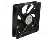 Fan: DC; axial; 12VDC; 120x120x25mm; 22.52dBA; HDB; 1200rpm Akasa