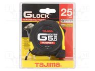 Measuring tape; L: 5m; Width: 25mm; Class: II; double-sided TAJIMA