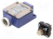 Limit switch; pin plunger Ø10mm; NO + NC; 10A; max.250VAC; PG13,5 TELEMECANIQUE SENSORS