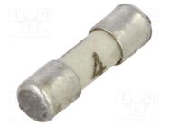 Fuse: fuse; quick blow; 4A; 125VAC; 125VDC; ceramic,cylindrical SCHURTER