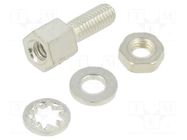 Screw for D-Sub (kit) 863001TLF AMPHENOL COMMUNICATIONS SOLUTIONS