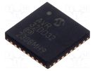 IC: AVR microcontroller; VQFN32; Ext.inter: 27; Cmp: 1; AVR32 MICROCHIP TECHNOLOGY